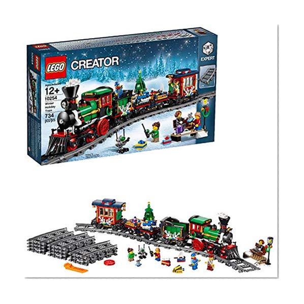 Book Cover LEGO Creator Expert Winter Holiday Train 10254 Construction Set