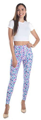 LMB Womenâ€™s Soft Stretch Leggings Regular/High Yoga Waist 20+ Designs One Size