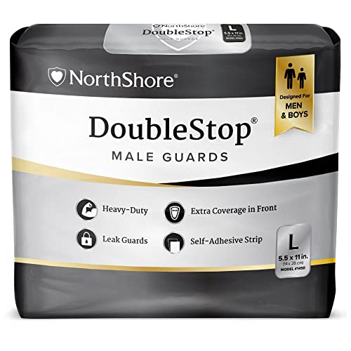 Book Cover NorthShore DoubleStop Male Guards for Men, Large, Pack/52
