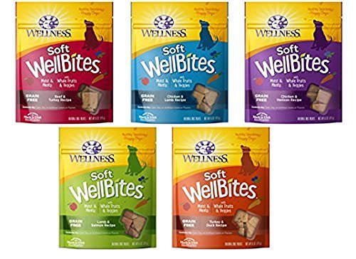 Wellness Wellbites Soft & Chewy Variety Pack (5 flavors, 6 ounce bags)
