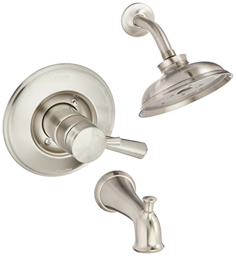 Delta Faucet T17493-SS Linden Monitor 17 Series H2Okinetic Tub and Shower Trim, Stainless,