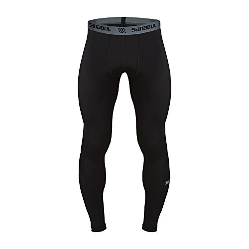 Sanabul Essential Mens Tights (Large, Black)