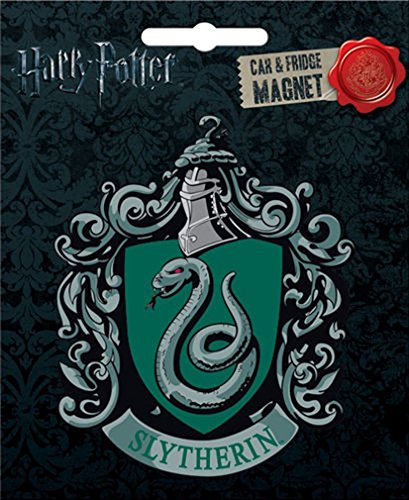 Ata-Boy Harry Potter Die-Cut Slytherin Crest Magnet for Cars, Refrigerators and Lockers