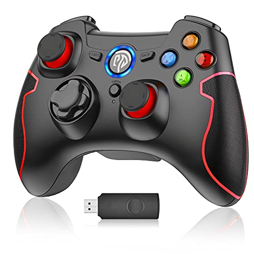 EasySMX Wireless 2.4g Game Controlle Support PC Gaming Joystick Handle Black Arrive before Christmas