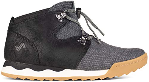 Forsake Contour – Women’s Casual Slip-On Sneakerboot (8, Black)