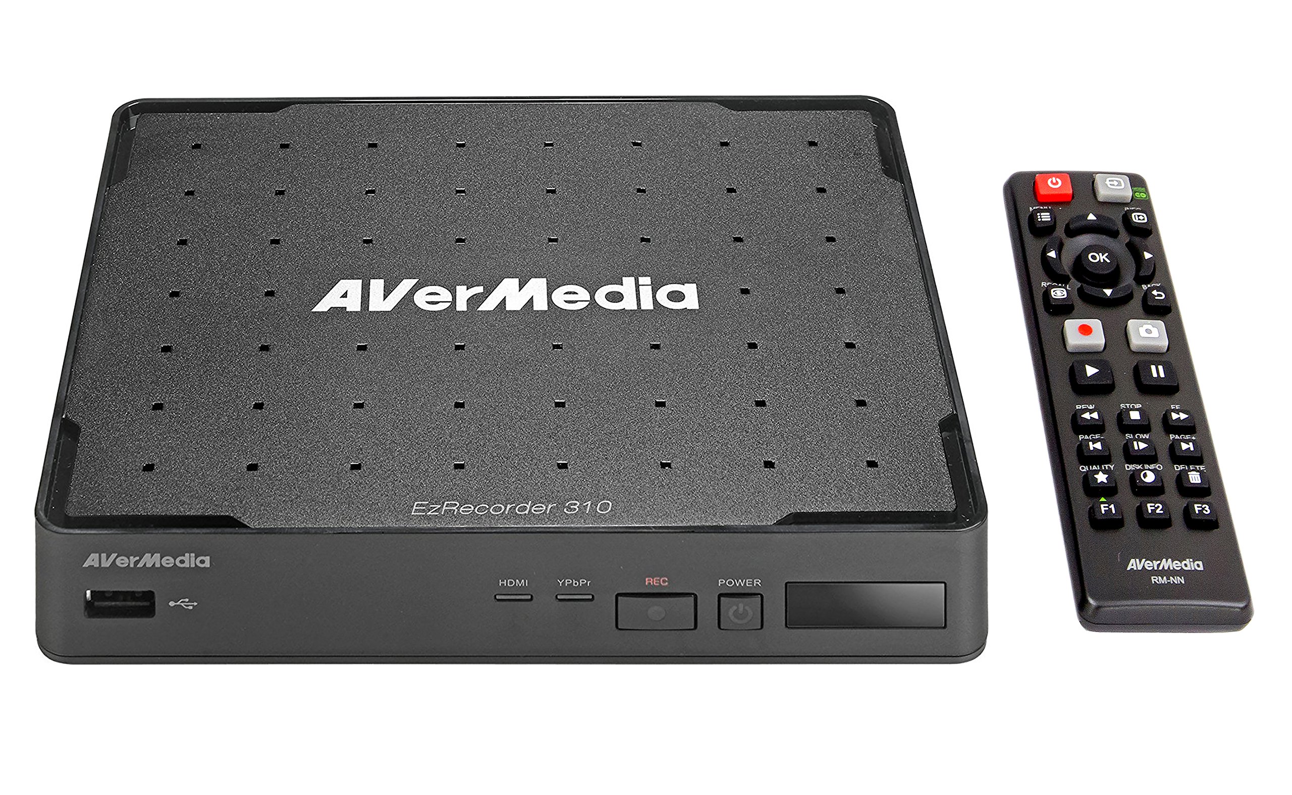 AVerMedia EZRecorder, HD Video Capture High Definition HDMI Recorder, PVR, DVR, Subscription Free, Schedule Recording, IR Blaster (ER310) Multi-recording schedule with IR blaster