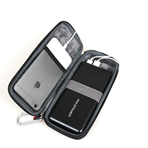Book Cover Hermitshell Travel Case Fits Portable Charger RAVPower 26800mAh External Battery Pack Power Bank