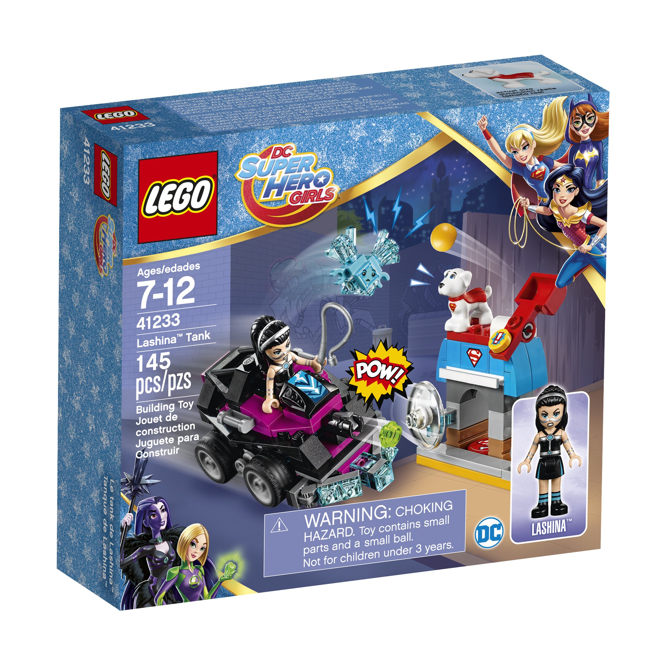 LEGO DC Super Hero Girls Lashina Tank 41233 Superhero Toy