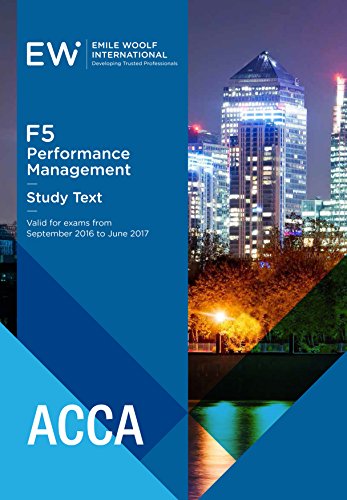 ACCA F5 Performance Management 2016-17