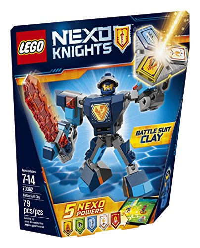 Book Cover LEGO Nexo Knights Battle Suit Clay 70362 Building Kit (79 Piece)
