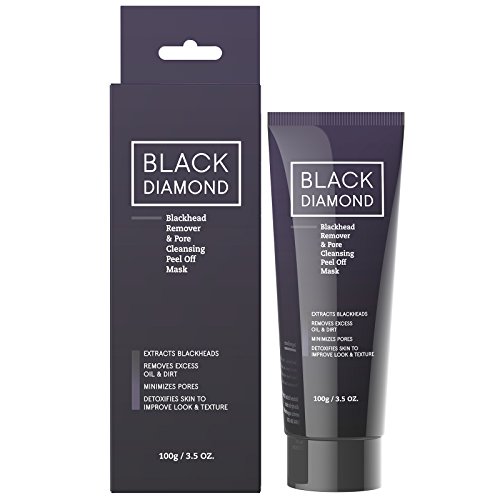 Charcoal Blackhead Remover - Best Blackhead Remover Mud Mask with Witch Hazel, Black Mask with Activated Charcoal that Effectively Removes Blackheads, Best Acne Treatment - Blackhead Peel by Mia Adora
