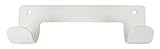 Wholesale Hotel Products T-Leg & Y-Leg Ironing Board Holder, Powder Coated Storage Rack with White Finish, Lightweight & Space Saving Closet Organizer for Ironing Board, Accessories, & More - (White)