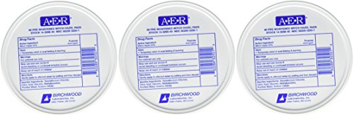 BIRCHWOOD LABORATORIES A-E-R Pre-Moistened Witch Hazel Pads (Set of 3) (120 Count)