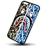 bape camo flag for iPhone 6/6s Black Case
