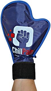 Cold Therapy Reusable Ice Pack Glove For Sore Hands By ChillPain. ChillPain Ice Pack Gloves are Exclusively Designed for Women and Men With Small to Medium Size hands (1 Glove)