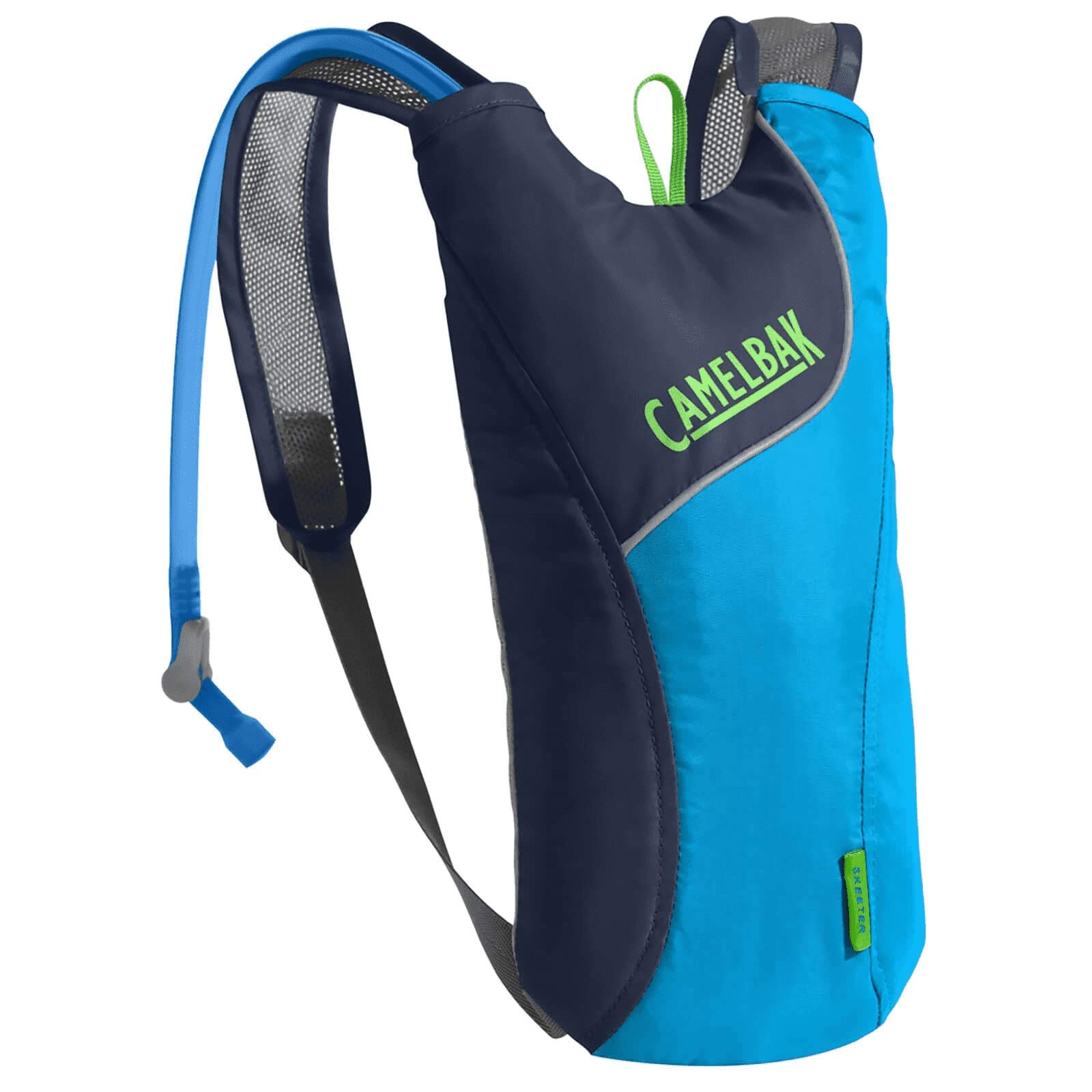 CamelBak Kid's Skeeter Hydration Pack, 50oz Atomic Blue & Navy Blazer