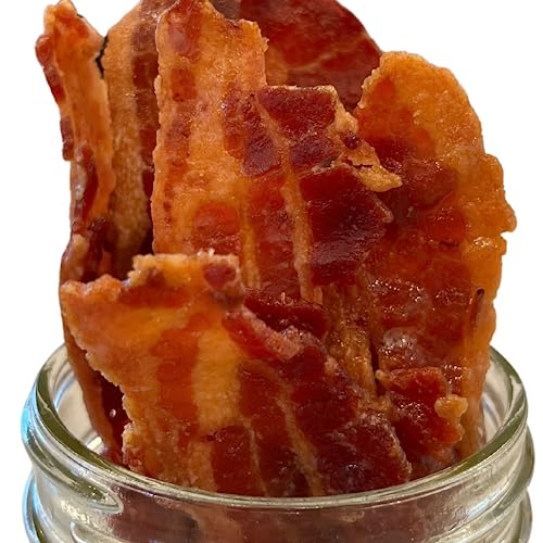 Maple Bacon Jerky I Pork Barrel BBQ Uncured Bacon Jerky Healthy Snacks Food, Maple Old-Fashioned, Sweet Maple and Brown Sugar with Smoky, Slow Cooked Bacon 2 OZ Snack Pack | As Seen on Shark Tank | Nitrate and Nitrite Free, Gluten Free Protein S