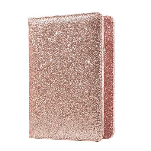 Passport Holder Cover, ACdream Leather RFID Blocking Wallet Case Bag for Family Travel