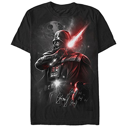 Star Wars Men's Dark Lord Darth Vader Graphic T-Shirt, Black, XXL