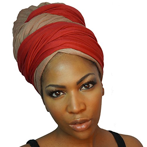 Headwraps for women -Stretch Long Hair Scarf Head wrap Tie by The Urban Turbanista