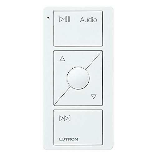 Lutron Audio Pico Remote for control of Sonos speakers, Sonos Endorsed Integration | PJ2-3BRL-GWH-A02 | White
