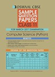 Oswaal CBSE CCE Sample Question Papers For Class 11 Computer Science ( Python) ( For 2017 Exams)