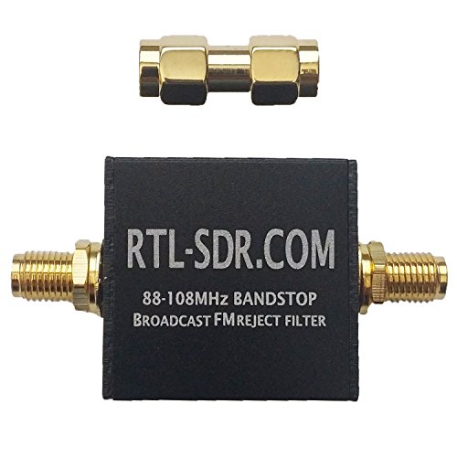 Book Cover Broadcast FM Block Filter (88 - 108 MHz Block) by RTL-SDR Blog