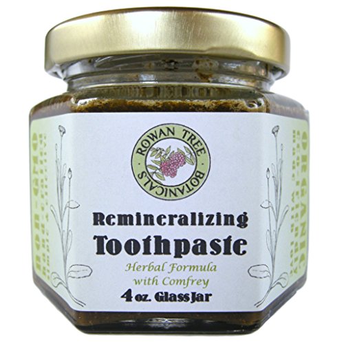 Herbal Tooth Remineralizing Paste with Comfrey & White Oak (1.5 or 4oz glass jar) (4oz)