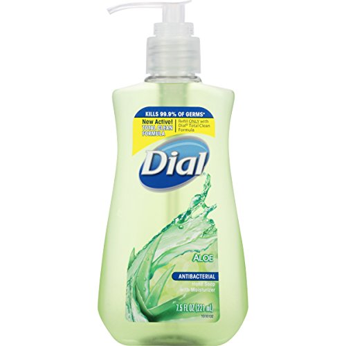 Book Cover Dial Antibacterial Liquid Hand Soap, Aloe, 7.5 Ounce