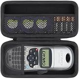 khanka Hard Case for DYMO LetraTag LT-100H / LT-100H Plus Handheld Label Maker - Compact Travel Storage Bag Compatible with DYMO LetraTag LT-100H / LT-100H (Case Only)