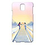 Love Mobile Cover Samsung Galaxy Note 3 N9005 Skin Case Cartoon Green Pattern Hard 3D Phone Case for Samsung Galaxy Note 3 N9005