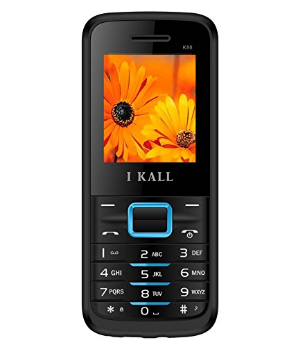 IKALL K88 Dual Sim Calling Mobile with Torch Light (Blue)