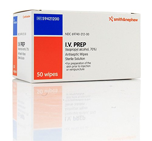 Smith And Nephew I.V. Prep Wipes - 50/bx by Smith & Nephew