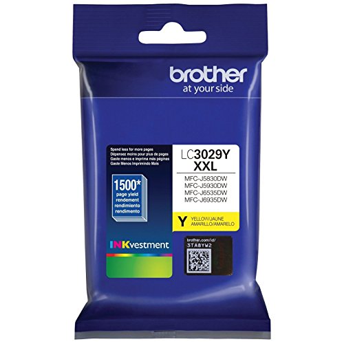 Book Cover Brother LC3029Y Super High Yield Yellow Ink Cartridge