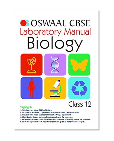 Oswaal CBSE Laboratory Manual For Class 12 Biology