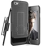 iPhone 7 Belt Clip Case, Encased (Ultra Thin) Secure-fit Cover w/ClikLock Holster (Black)