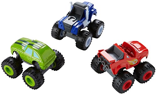 Book Cover Fisher-Price Nickelodeon Blaze & the Monster Machines, Die-cast 3-Pack [Amazon Exclusive]