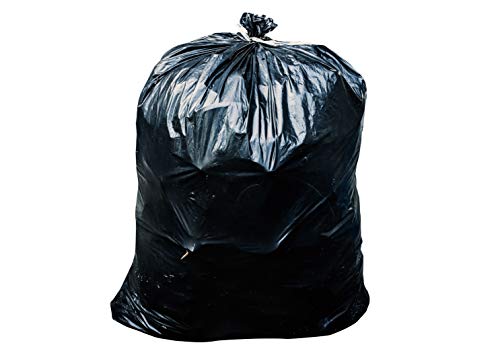 Toughbag Rubbermaid Compatible 44 Gallon Trash Bag 100 Garbage Bags (Black)