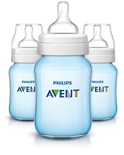 Philips Avent Anti-Colic Baby Bottles Blue, 9oz, 3 Piece