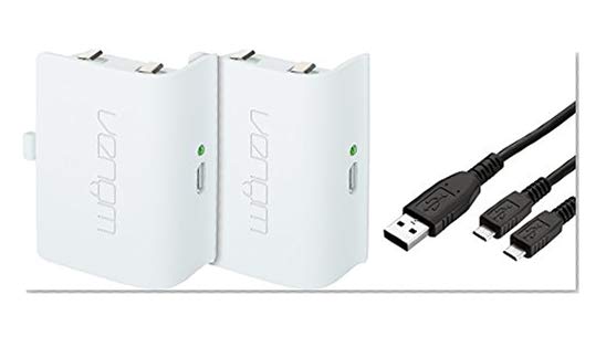 Venom Pack de 2 batteries pour Xbox One/One S Blanc