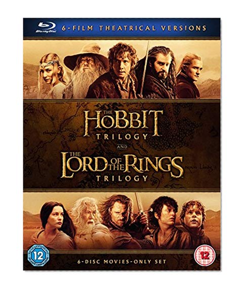 Book Cover Middle Earth -  Six Film Theatrical Version [Blu-ray] [2016] [Region Free]