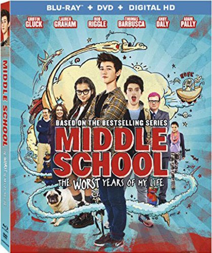 Book Cover Middle School: The Worst Years Of My Life [Blu-ray + DVD + Digital HD]