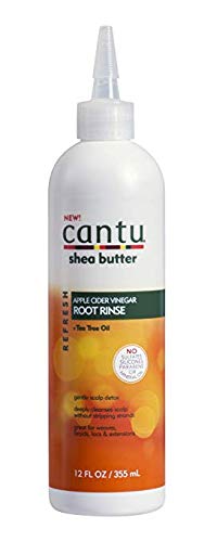 Book Cover Cantu Refresh Root Rinse with Apple Cider Vinegar and Tea Tree Oil, 12 Fluid Ounce