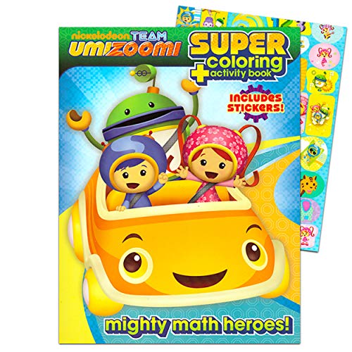 Book Cover Team Umizoomi Jumbo Coloring Book with Stickers (144 Pages) by Krafts4Kids