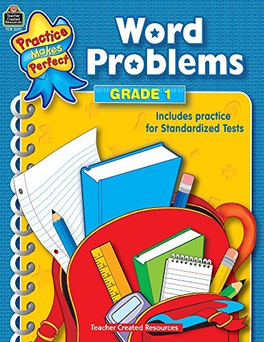 Book Cover Word Problems Grade 1 (Mathematics) by Teacher Created Resources Staff (2002-03-01)