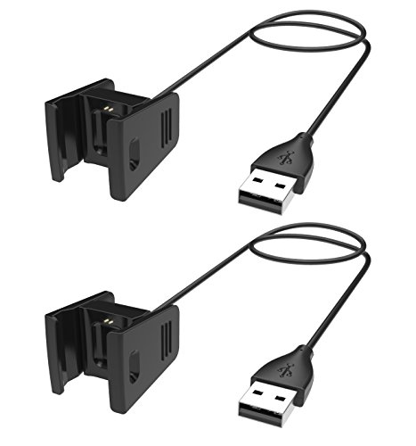 BeneStellar for Fitbit Charge 2 Charger,2-Pack 1.8ft/55cm Replacement Charging Cable for Fitbit Charge 2 Smart Watch(2-Pack 1.8ft/55cm)