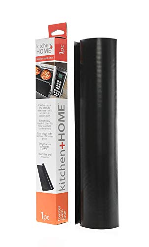 Kitchen + Home Toaster Oven Liner - Heavy Duty 100% PFOA & BPA Free – Non-stick Reusable Toaster Oven Liner