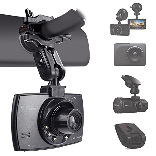 Sportway S60 Dash Cam Mirror Mount with 10 Different Joints Kit Suitable for Z-Edge, Old Shark, YI,Falcon Zero F170HD and Most Other Dash Cameras