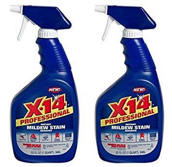 2-Pack X-14 Professional Instant Mildew Stain Remover, Trigger Spray 32 oz