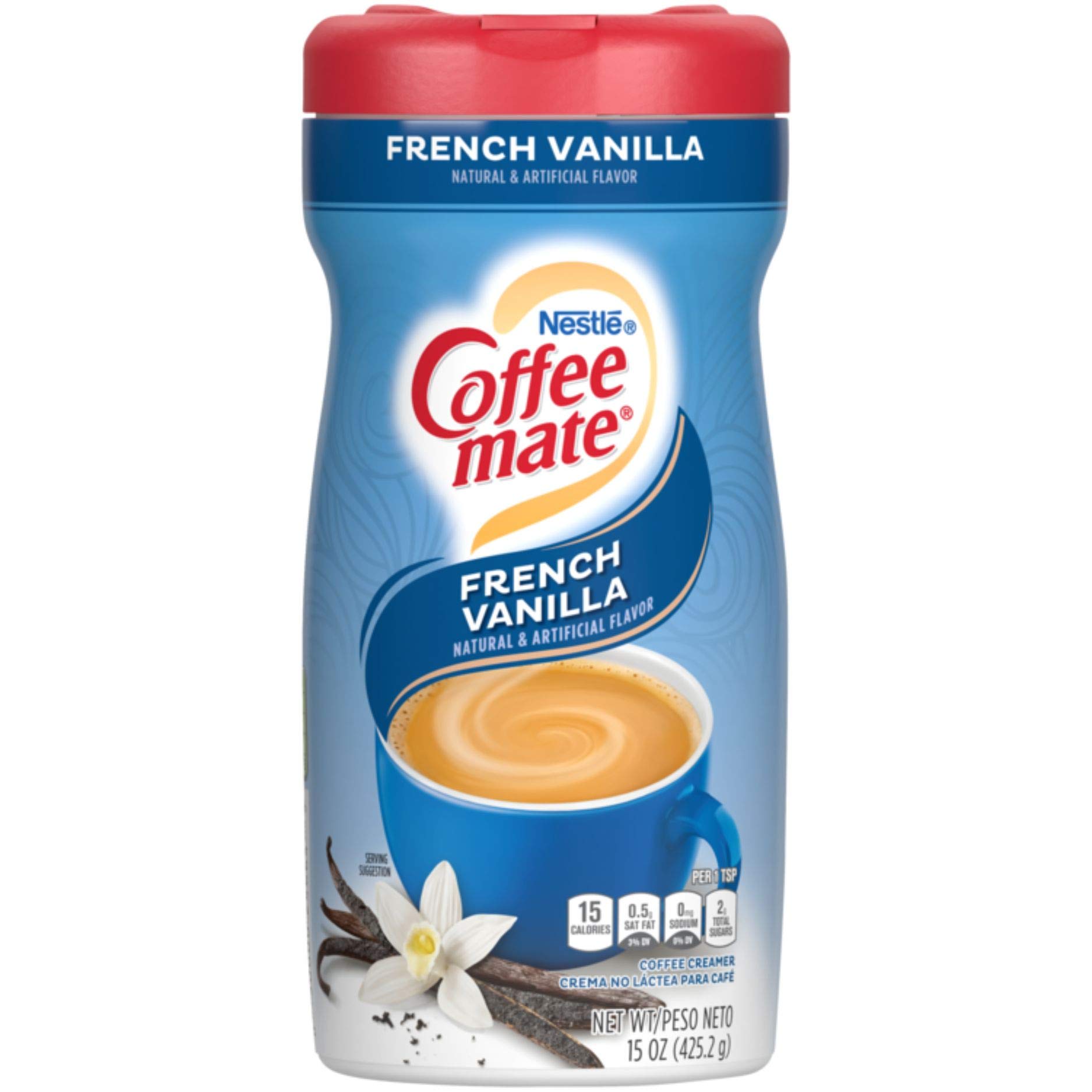 Nestle Coffee mate Coffee Creamer, French Vanilla, Powder Creamer, 15 Ounces 15 Ounce (Pack of 1)